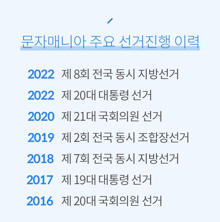 선거문자 이용방법