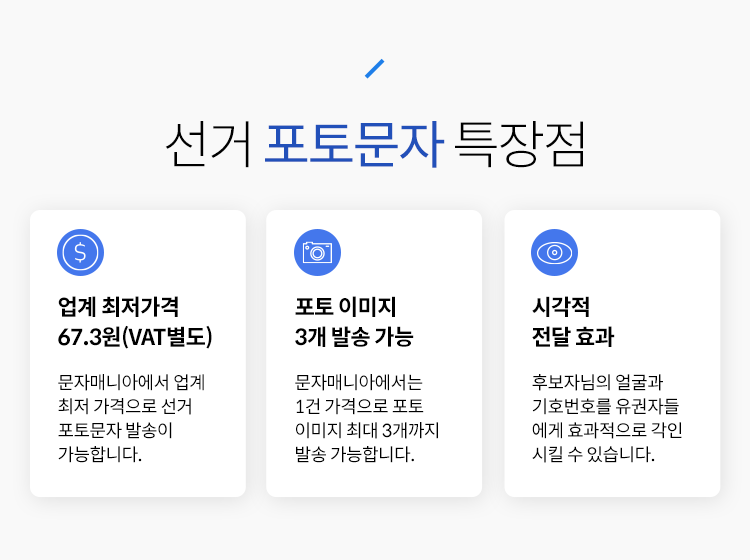 21대 총선 필승전략 20건 수동문자 발송기능제공